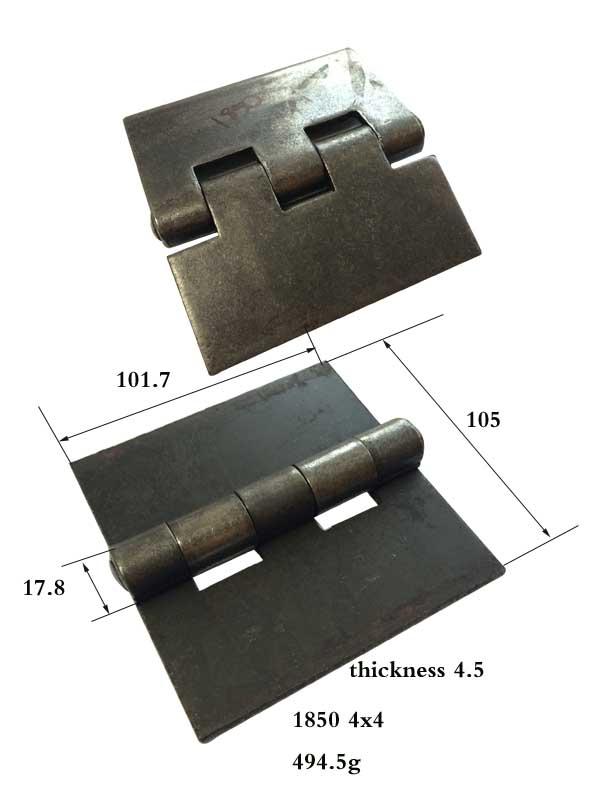 Welding hinge butt hinge BH616, size 4X4"