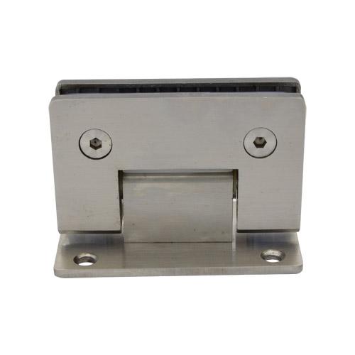 Stainless steel Bathroom hinge RS802, Square 90 degree, wall to glass