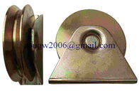 Sliding gate roller GW601 Y Groove，Galvanized, Iron, Single bearing