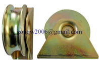 Sliding gate roller GW604 U Groove，Galvanized, Iron, Double bearing, size 50-120mm