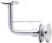 Handrail bracket glass to rail connector RS317, stainless steel 304,201, finishing satin or mirror
