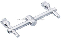 Stainless steel Handrail bracket glass to glass RS337, Finishing satin or mirror