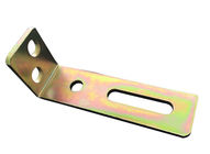 Nylon guide roller bracket NRB01, Material steel, zinc plating color