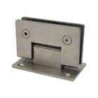 Stainless steel Wall to Glass bathroom hinge RS801, Square 90 degree, Single side stainless steel