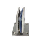 Bathroom hinge RS802, Square 90 degree, Double side, stainless steel, satin or mirror