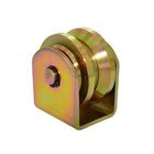 Sliding gate roller GW617 , Y Groove，finish: zinc plate, with double bearing