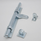 Galvanized heavy duty Door bolts DL607, lock for door Size: 10"X5/8"x5mm,