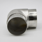 Pipe connector 90 degree, material SS304, finishing satin or mirror, for tube 50.8mm