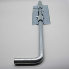 heavy duty Door Latch DL610, lock for door Size: 350, white zinc plating