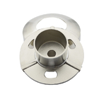 Stainless steel 304 pipe flange base in 2" for 50.8mm tube satin finishing with cover , mirror available