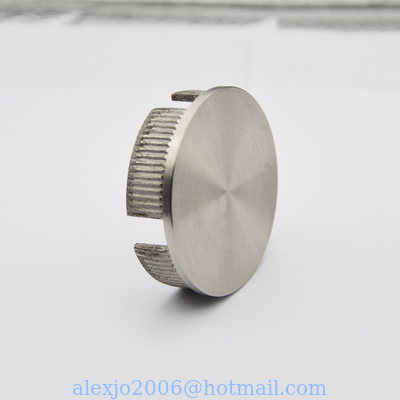 Pipe end cap 50.8mm for handrail tube 2", Satin finishing, SS304