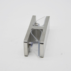 Stainless steel Glass Clamps 180 degree RS2313 plus, 80X25mm, thickness 5mm, SS304 satin, mirror, black