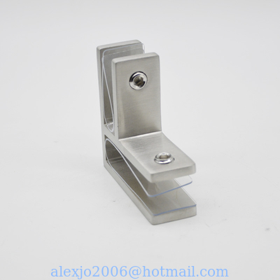 Stainless steel Glass clamps 90 degree RS2314 plus, 70X25mm, thickness 5mm, SS304 satin, mirror, black