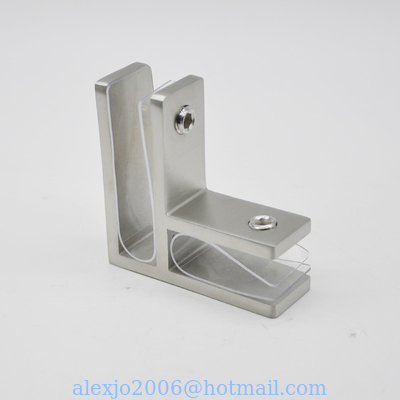 Stainless steel Glass clamps 90 degree RS2314 plus, 70X25mm, thickness 5mm, SS304 satin, mirror, black