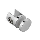 Fixed Glass Holder YS-028M, Zinc Alloy,  for glass 8-10mm, finishing chrome or Satin