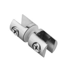 Fixed Glass Holder YS-029L, Zinc Alloy,  for glass 10-12mm, finishing chrome or Satin