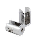 Fixed Glass Holder YS-031, Zinc Alloy,  for glass 8-10mm, finishing chrome or Satin