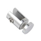 Fixed Glass Holder YS-032, Zinc Alloy,  for glass 8-10mm, finishing chrome or Satin
