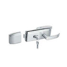 Glass door locks LC-038, stainless steel 304 plate, finishing satin or mirror