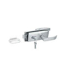 Glass door locks LC-040, stainless steel 304 plate, finishing satin or mirror