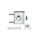 Glass door locks LC-008A, stainless steel 304 plate, finishing satin or mirror