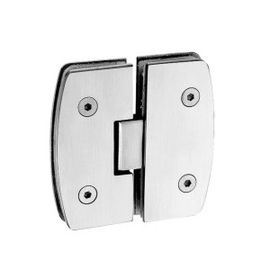 Bathroom glass clamp RS1813, 90# Camber 180 degree, stainless steel 304, satin or mirror