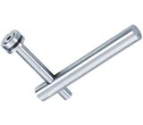 Stainless steel Handrail bracket glass to rail RS334, Finishing satin or mirror