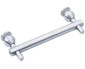 Stainless steel Handrail bracket glass to glass RS335, Finishing satin or mirror