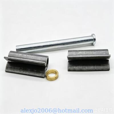 Welding hinge H26502 hinge leaf ringent, with washer or bearing,material:iron, finishing:self color or zinc plating