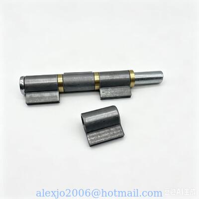 Heavy duty Welding hinge H26504, four pc leaves, with washer or bearing,material:iron, finishing:self color or zinc plating