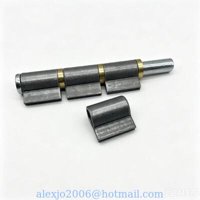 Heavy duty Welding hinge H26504, four pc leaves, with washer or bearing,material:iron, finishing:self color or zinc plating