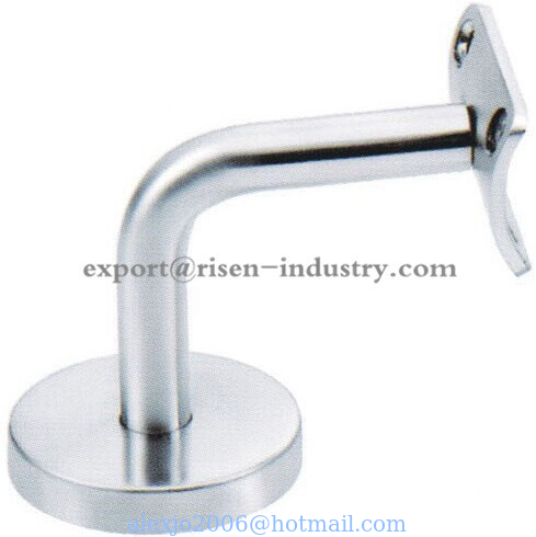 stainless steel Handrail bracket for handrail RS305, finishing Satin or Mirror, size 60x60mm