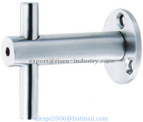 Handrail bracket rail to wall connector RS325, stainless steel304, 201, finishing Satin