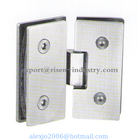 Bathroom glass clamp RS1819, 80# Square 135 degree
