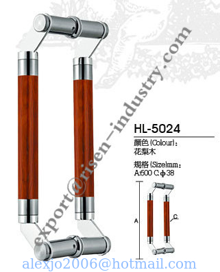 Stainless steel door handle HL5024, dia38 X 600