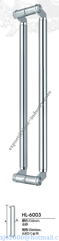 Stainless steel door handle HL6003, dia38 X 800