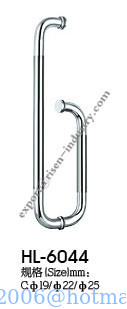 Stainless steel door handle HL6044, dia19, 22, 25
