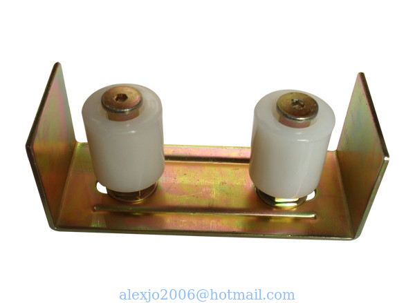 Sliding gate nylon guide roller NW604, with bracket ,white or black color