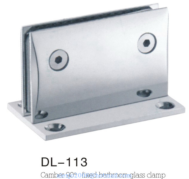 glass clamps DL113, Zinc alloy