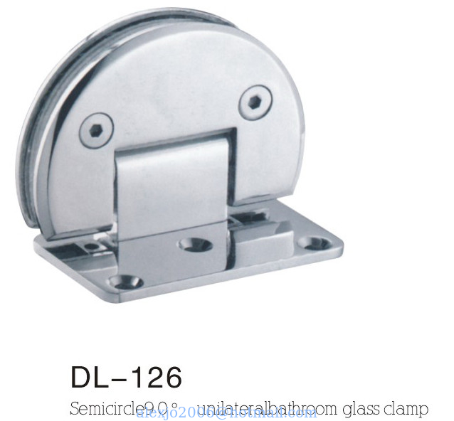 glass clamps DL126, Zinc alloy