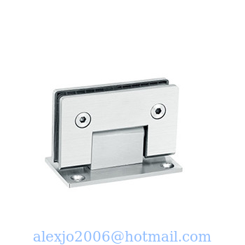 Stainless steel Bathroom hinge RS802, Square 90 degree, wall to glass connector hinge, satin, mirror, golden, black