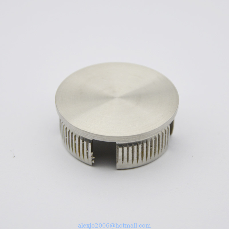 Stainless steel end cap 38.1mm for handrail tube 1-1/2", Satin finishing, SS304