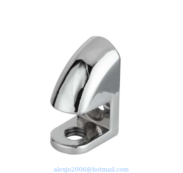 Fixed Glass Holder YS-033, Zinc Alloy,  for glass 6-8mm, finishing chrome or Satin