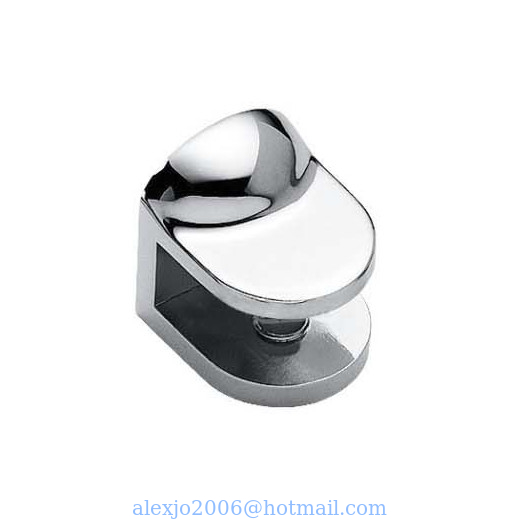 Fixed Glass Holder YS-039S, Zinc Alloy,  for glass 6-8mm, finishing chrome or Satin