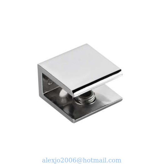 Fixed Glass Holder YS-040M Zinc Alloy,  for glass 8-10mm, finishing chrome or Satin