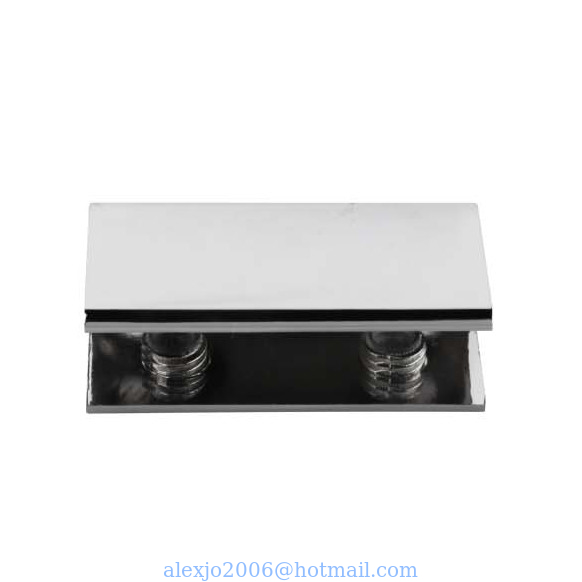 Fixed Glass Holder YS-048M Zinc Alloy,  for glass 8-10mm, finishing chrome or Satin