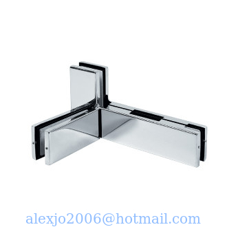 Glass Patch Fitting A-040RB, Material aluminium, steel, stainless steel, finishing satin, mirror