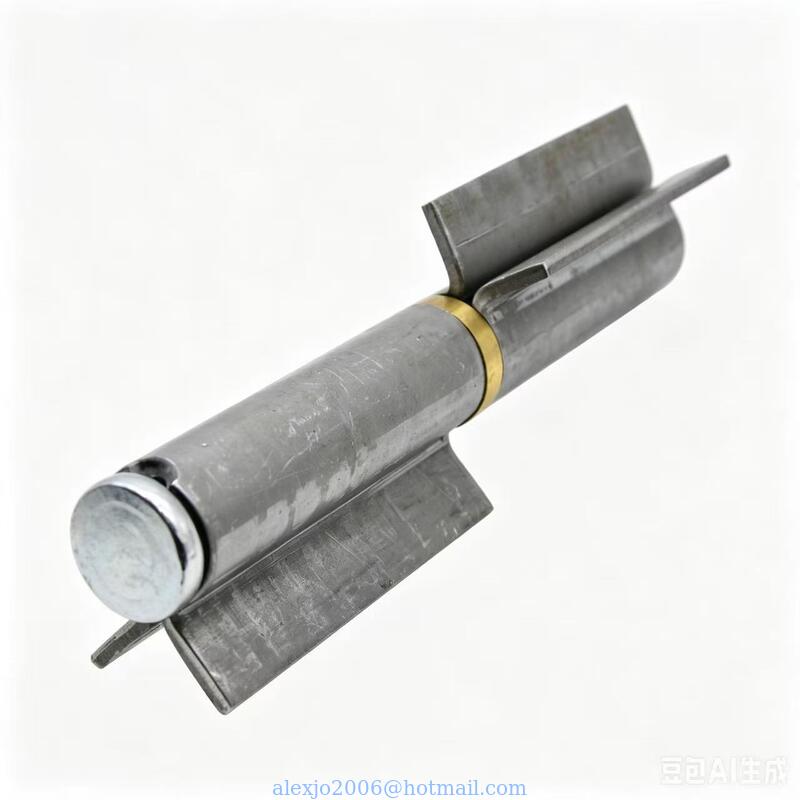 Welding hinge H26502 hinge leaf ringent, with washer or bearing,material:iron, finishing:self color or zinc plating