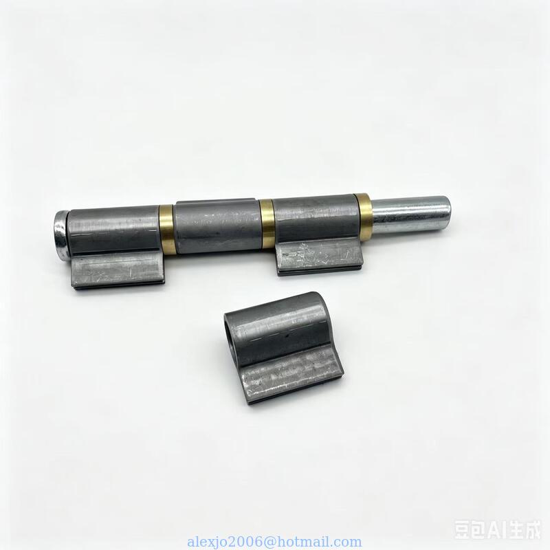 Heavy duty Welding hinge H26504, four pc leaves, with washer or bearing,material:iron, finishing:self color or zinc plating