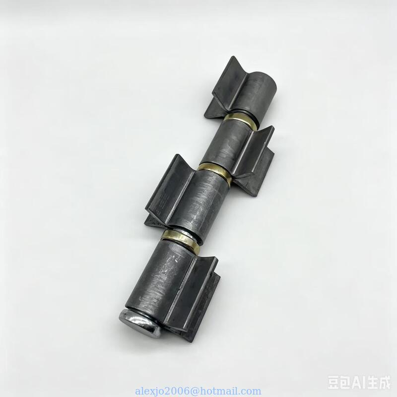 Welding hinge H26504X hinge leaf ringent, with washer or bearing,material:iron, finishing:self color or zinc plating